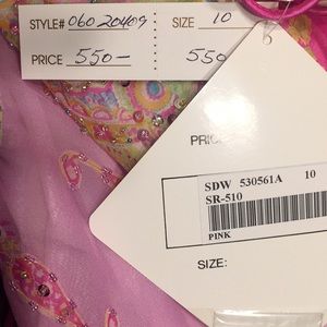Diane Freis Hand-Beaded Dress; NWT size 10